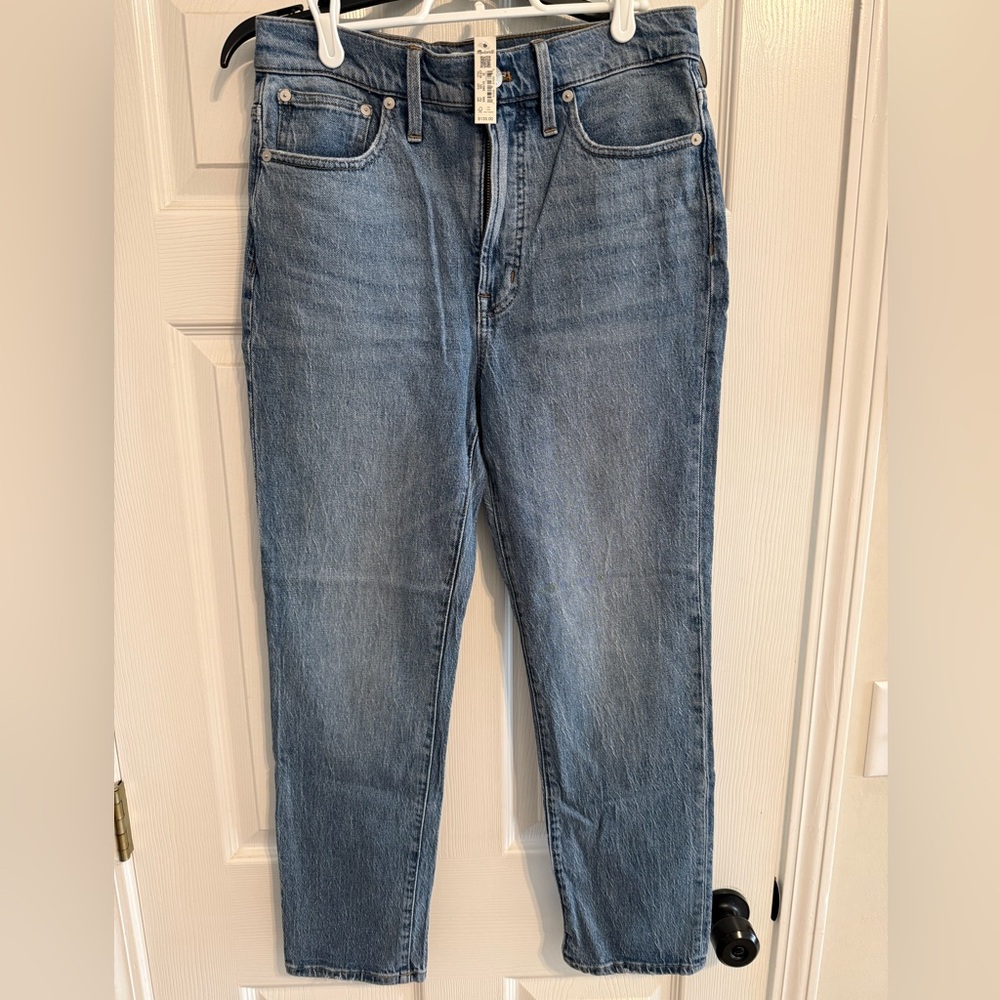 Madewell Women’s Straight Blue Jeans